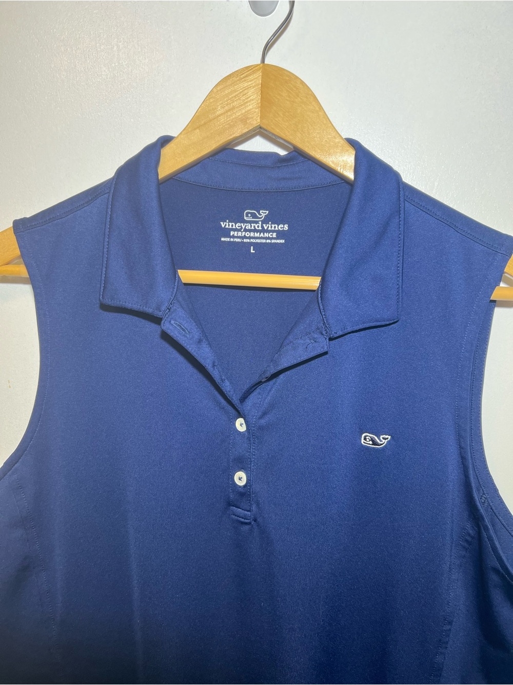 Vineyard Vines Jersey Stretch Women's Sleeveless Golf Tennis Polo Shirt - Picture 5 of 8